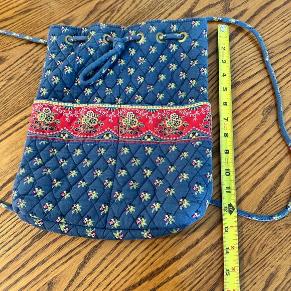 Vintage Vera Bradley draw string backpack. Emily design. - Picture 5 of 5